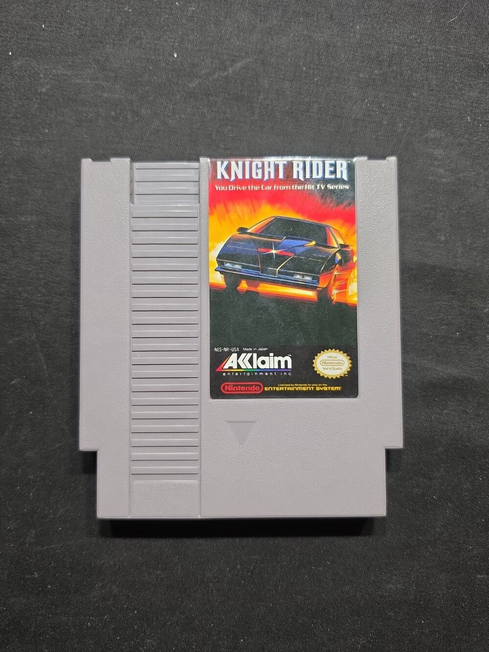 Knight Rider Nintendo NES Game Cartridge Aklaim 1988 Official Vintage Tested